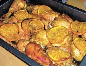 Курица в апельсиновом маринаде