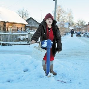 Колонку развернули к людям