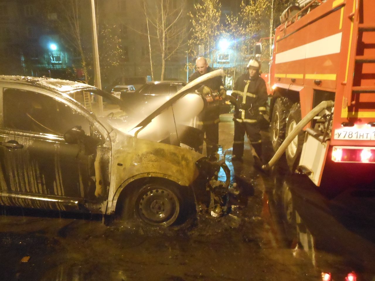 Волоколамск в огне