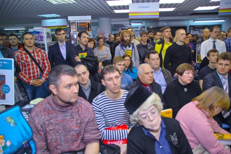 Встреча писателя Николая Старикова с читателями Москвы 19 марта 2015 года