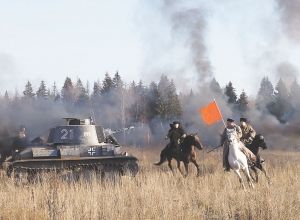 Казаки показали войну