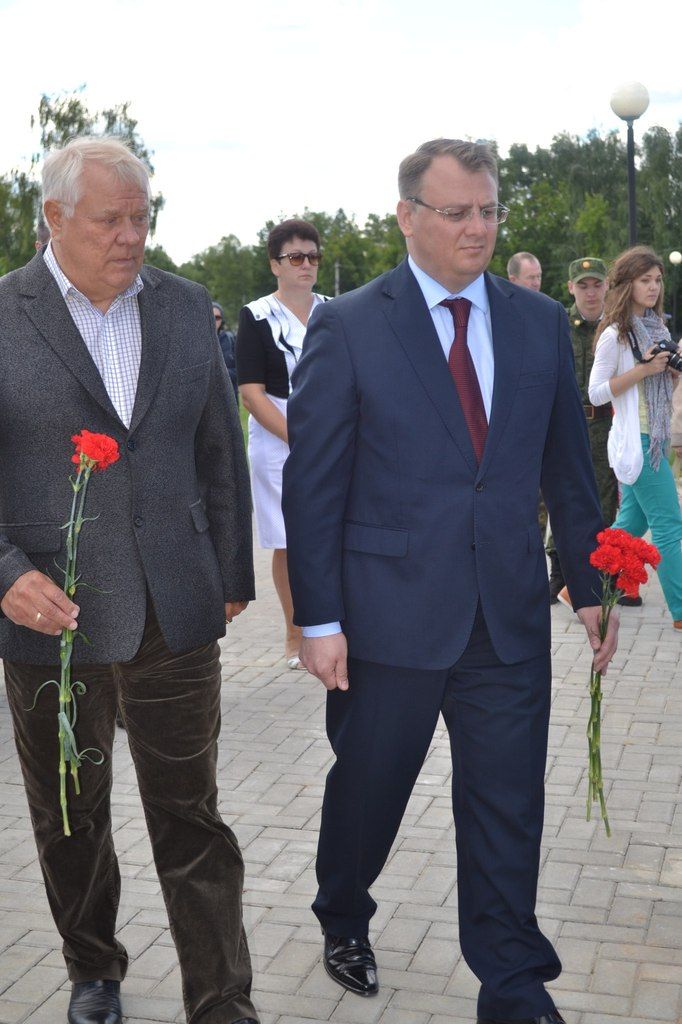 На воинском мемориале в Волоколамске захоронены останки солдат, погибших в Великой Отечественной вой