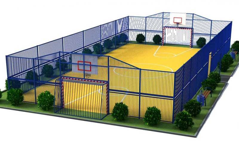 Спортплощадка всем миром: Обустройство