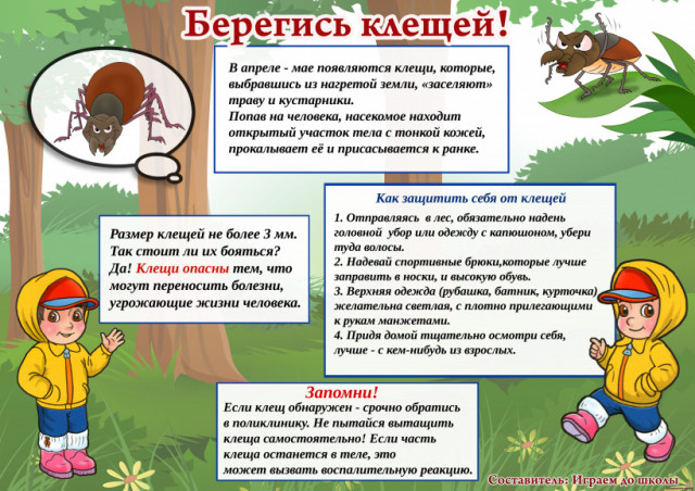 Осторожно: клещи!
