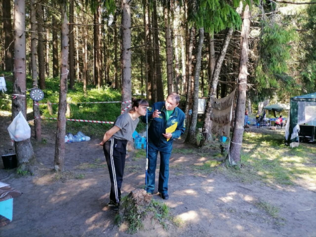 Волоколамские лесничие провели мастер-класс на турслёте в Лотошино