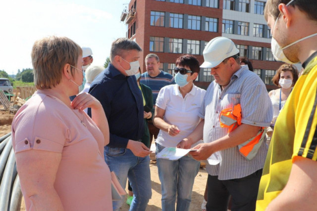 Заканчивается строительство школ в Волоколамском округе