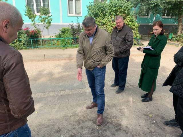 Михаил Сылка возмутился благоустройством городских территорий в Волоколамске
