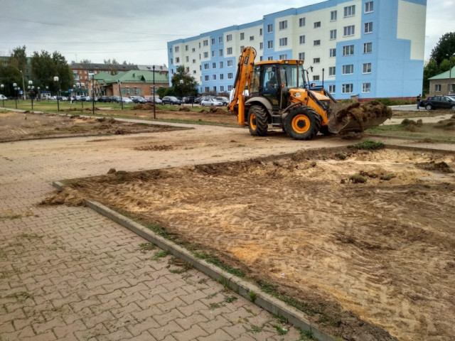 В Волоколамске началось масштабное благоустройство
