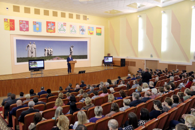 Глава Волоколамского района отчитался перед населением
