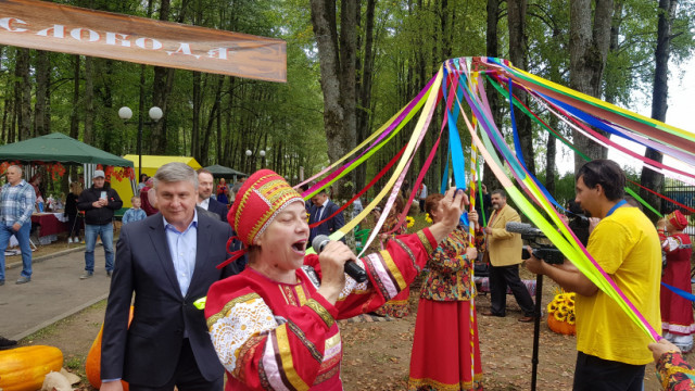 День города Волоколамска по традиции начался в Центральном городском парке