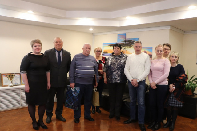 В Волоколамске поздравили с юбилеем лучшего водителя автобуса