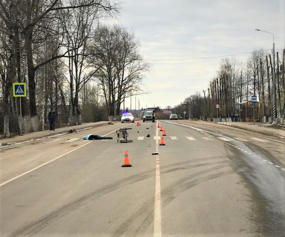 В Осташёво насмерть сбили велосипедиста