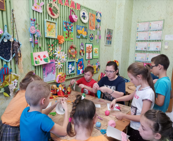 Ребята из ярополецкого центра реабилитации изготовили куклы-обереги
