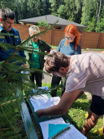 Волоколамские лесничие проверили арендатора леса в Осташёво