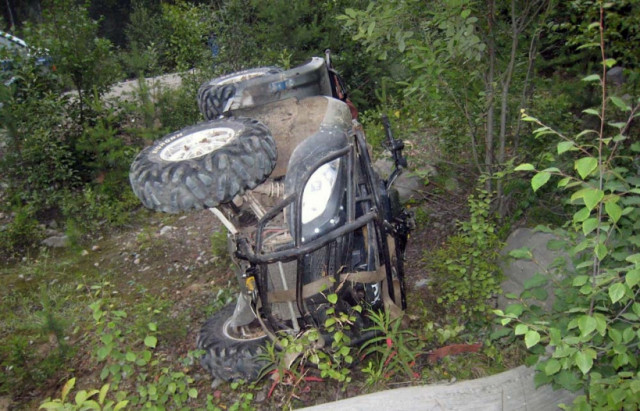 В деревне Анино опрокинулся квадроцикл и погиб ребенок