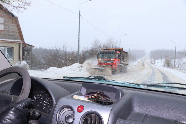 Волоколамск принял "снежный вызов"