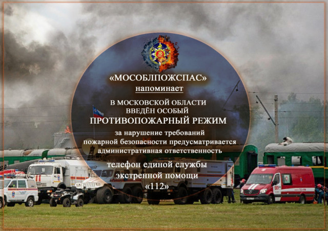 Особый противопожарный режим введён в Волоколамске