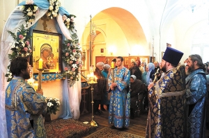 В селе «прописались» святые