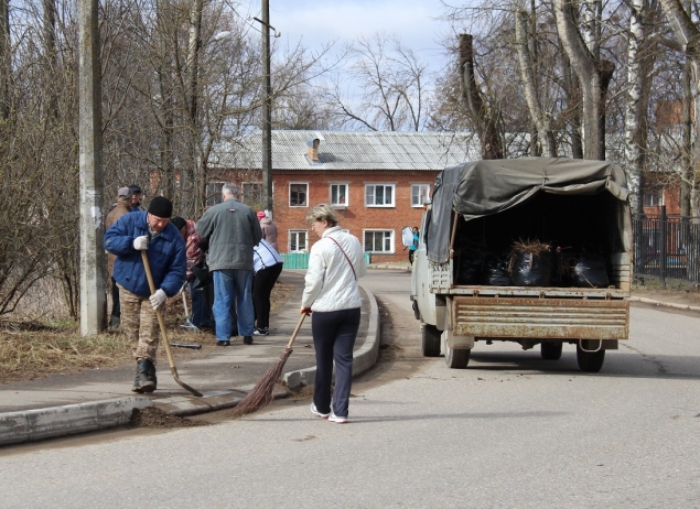Волоколамцы активно поддержали общеобластной субботник