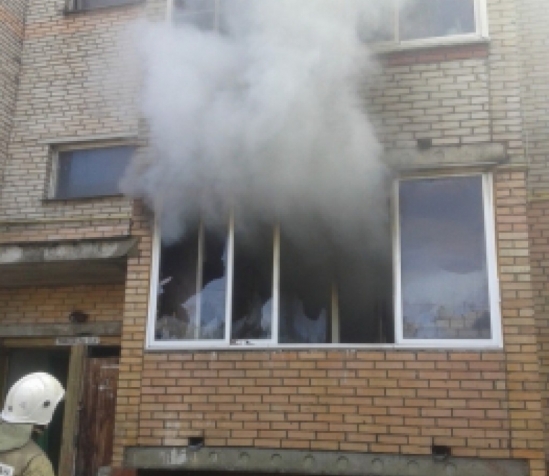 В селе Покровском сгорела квартира
