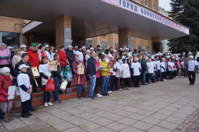 В Волоколамском районе прошёл общеобластной субботник