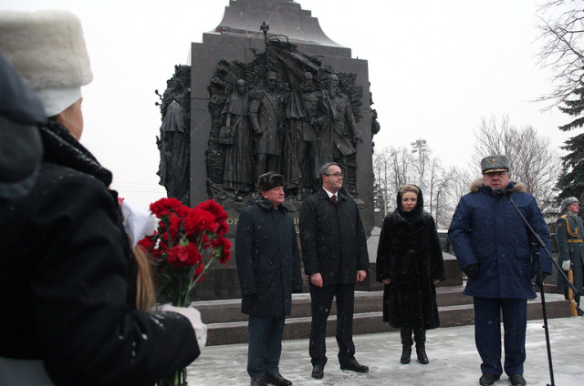 Волоколамск увековечен в Москве на Поклонной горе