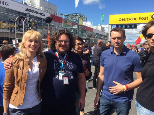 Навальный побывал на Moscow Raceway