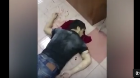 Видео с места перестрелки в здании Мособлсуда