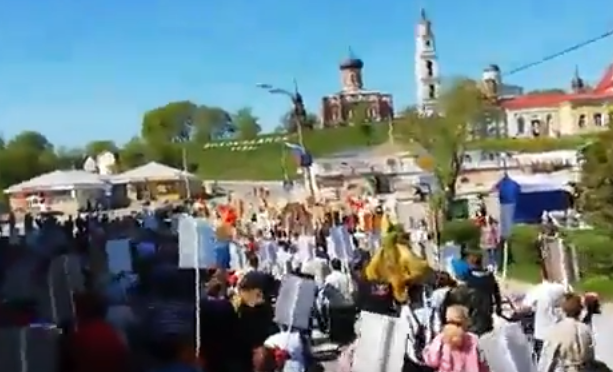 Бессмертный полк прошёл по Волоколамску