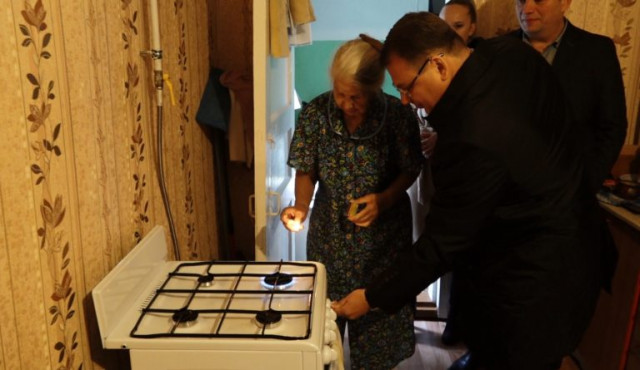 Дом ветерана труда в Болычеве газифицирован