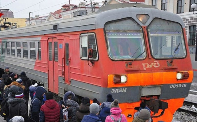 Чуть не сгорела ещё одна электричка Рижского направления