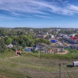 Панорама со смартфона + эффект HDR. Тут видно, как феерверк устанавливают:-)