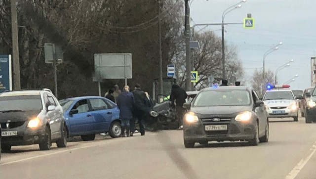 Жёсткая авария в районе "Мосэнерго"