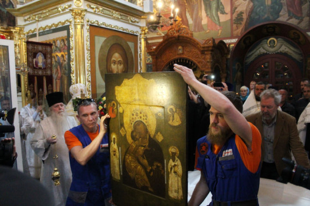 Икона Божией Матери «Волоколамская» четыре дня будет находится в Волоколамском районе