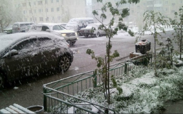 Жару сменит снегопад?