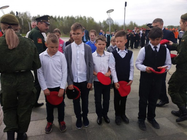 Школьники пополнили ряды «Юнармии»