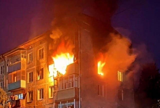 В поселке Сычево сгорел мужчина