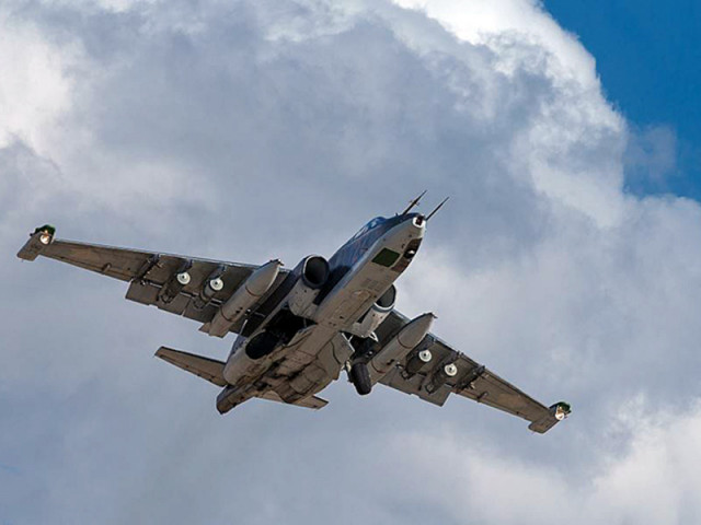 В Сирии сбили российский самолет Су-25