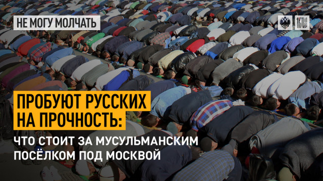 Что стоит за мусульманским посёлком под Москвой