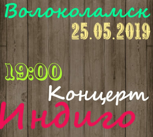 Музыкальный вечер ИНДИГО в городском парке