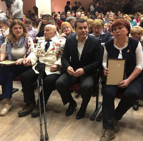 Игорь Чистюхин поздравил клуб "Робинзон" с 40-летием