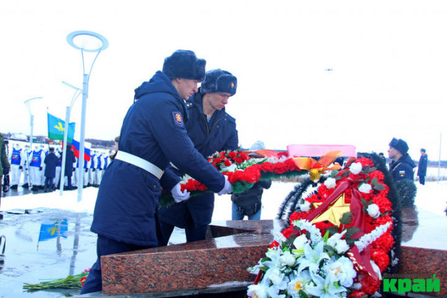 Волоколамск встретил десантников
