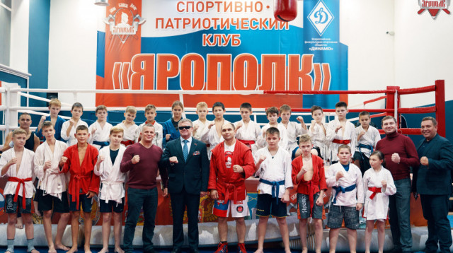 Владимир Вшивцев посетил спортивно-патриотический клуб "ЯРОПОЛК" в Красногорске