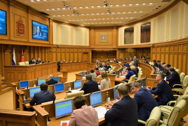 Мособлдума подвела итоги своей деятельности за октябрь