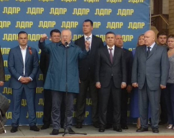Владимир Жириновский выступил на митинге в Волоколамске
