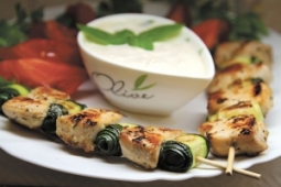 Куриный шашлычок с кабачком
