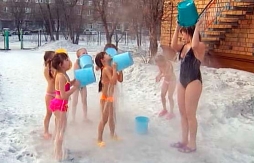 Закаливание детей в детском саду !