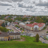 Панорама Волоколамска, вид со стороны Кремля.