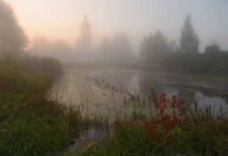 Рассвет в д. Язвище.