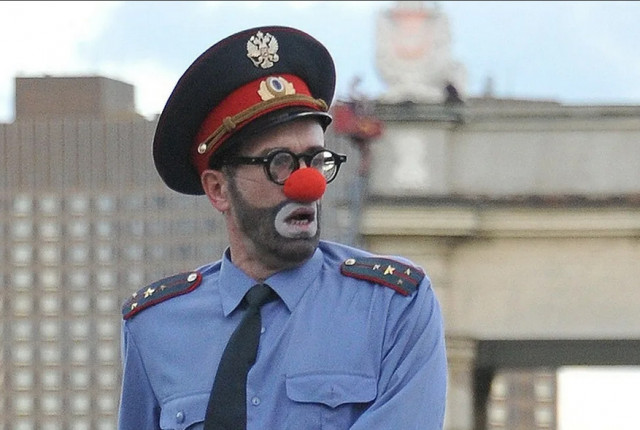 О мозаишном милиционере.